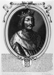 Philipp VI. von Valois (1293-1350) König von Frankreich, aus 